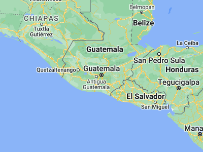 Map showing location of Santa Catarina Pinula (14.56889, -90.49528)