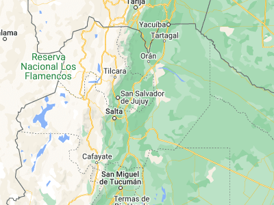 Map showing location of Santa Clara (-24.30921, -64.66253)