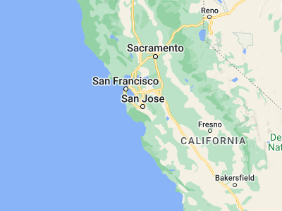 Map showing location of Santa Clara (37.35411, -121.95524)