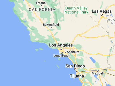 Map showing location of Santa Clarita (34.39166, -118.54259)