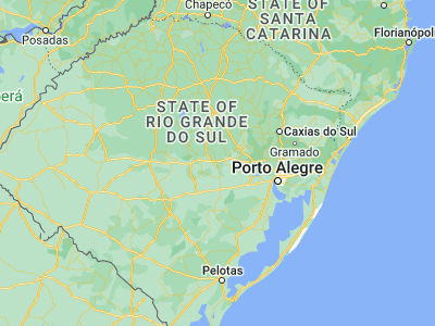 Map showing location of Santa Cruz do Sul (-29.7175, -52.42583)