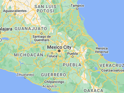 Map showing location of Santa Cruz Tecamac (19.71276, -98.9695)