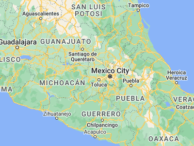 Map showing location of Santa Cruz Tepexpan (19.56806, -99.70417)