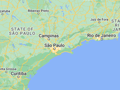 Map showing location of Santa Isabel (-23.31556, -46.22139)