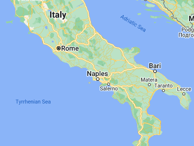 Map showing location of Santa Maria Capua Vetere (41.08021, 14.25653)