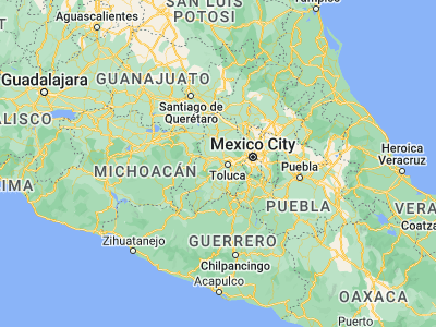 Map showing location of Santa María del Monte (19.28778, -99.82278)