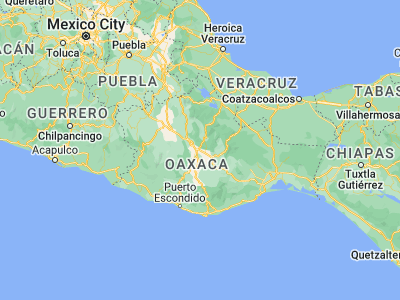 Map showing location of Santa María del Tule (17.04712, -96.63147)