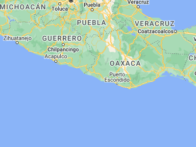 Map showing location of Santa María Huazolotitlan (16.30408, -97.91351)