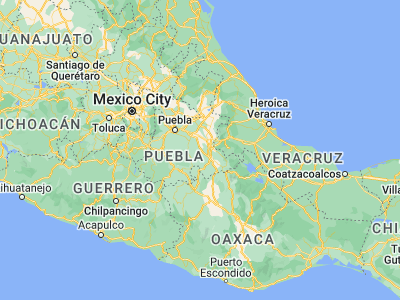 Map showing location of Santa María la Alta (18.59965, -97.65835)