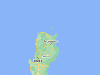 Map showing location of Santa Maria (18.14948, 121.66125)