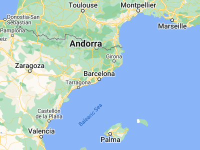 Map showing location of Santa Perpètua de Mogoda (41.53333, 2.18333)