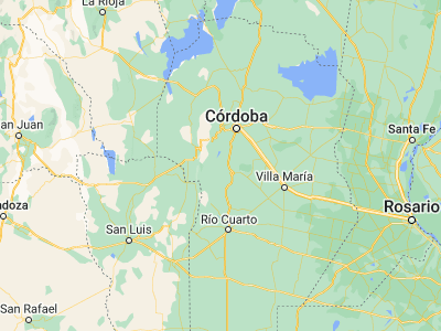 Map showing location of Santa Rosa de Calamuchita (-32.06905, -64.53631)