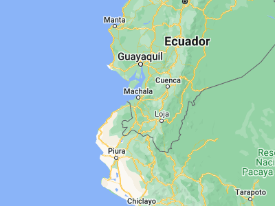 Map showing location of Santa Rosa (-3.45, -79.96667)