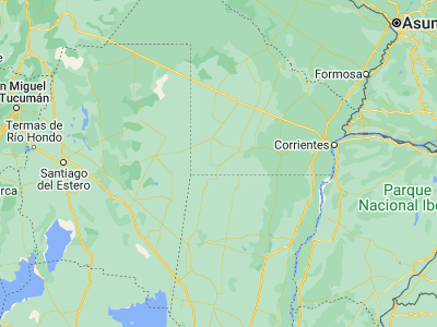 Map showing location of Santa Sylvina (-27.83261, -61.13747)