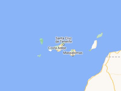 Map showing location of Santa Úrsula (28.42613, -16.48876)