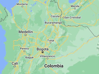 Map showing location of Santana (6.0575, -73.48112)