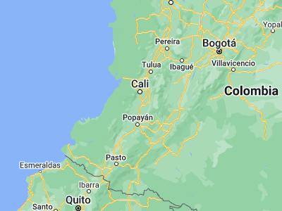 Map showing location of Santander de Quilichao (3.00945, -76.48494)