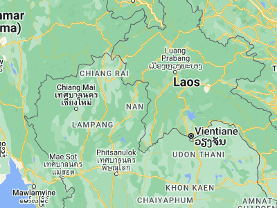 Map showing location of Santi Suk (18.9137, 100.9417)