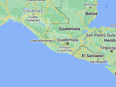 Map showing location of Santiago Atitlán (14.63823, -91.22901)