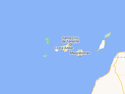 Map showing location of Santiago del Teide (28.294, -16.81618)