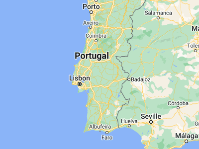 Map showing location of Santo André (39.05532, -8.24414)