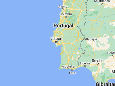 Map showing location of Santo António da Charneca (38.62561, -9.03043)