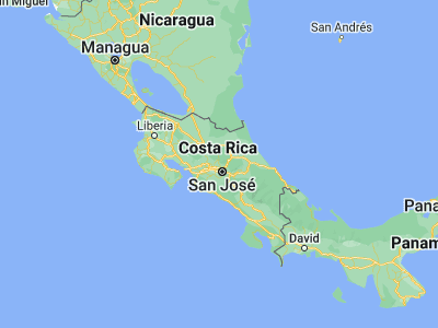 Map showing location of Santo Domingo (10.06388, -84.15499)