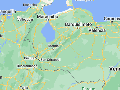 Map showing location of Santo Domingo (8.86052, -70.6948)
