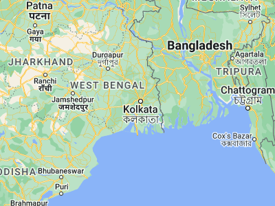 Map showing location of Santoshpur (22.52038, 88.26973)