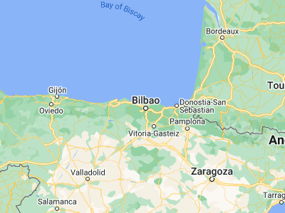 Map showing location of Santurtzi (43.32842, -3.03248)