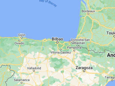 Map showing location of Santutxu (43.25347, -2.9161)