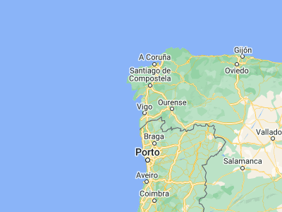 Map showing location of Sanxenxo (42.39996, -8.80698)