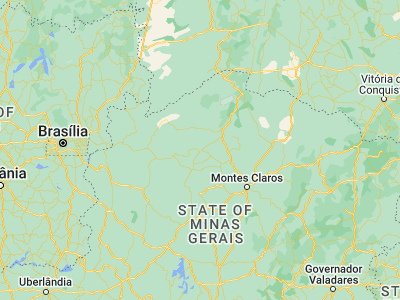 Map showing location of São Francisco (-15.94861, -44.86444)