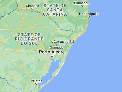 Map showing location of São Francisco de Paula (-29.44806, -50.58361)