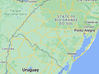 Map showing location of São Gabriel (-30.33639, -54.32)