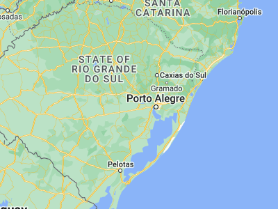 Map showing location of São Jerônimo (-29.95917, -51.72222)