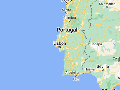 Map showing location of São João da Talha (38.82183, -9.09079)