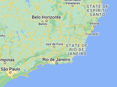 Map showing location of São João Nepomuceno (-21.54, -43.01056)