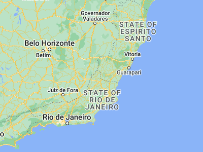 Map showing location of São José do Calçado (-21.02528, -41.65444)