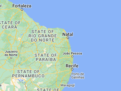 Map showing location of São José do Campestre (-6.31556, -35.71389)