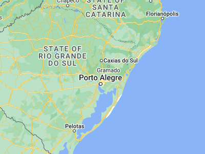 Map showing location of São Leopoldo (-29.76028, -51.14722)