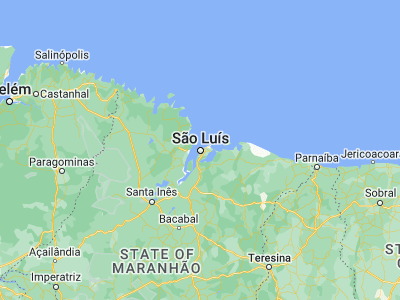 Map showing location of São Luís (-2.52972, -44.30278)