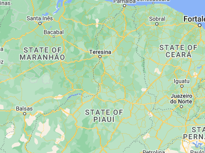 Map showing location of São Pedro do Piauí (-5.92944, -42.71861)