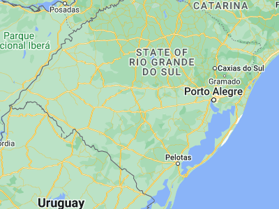 Map showing location of São Sepé (-30.16056, -53.56528)