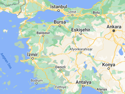 Map showing location of Şaphane (39.0273, 29.22218)