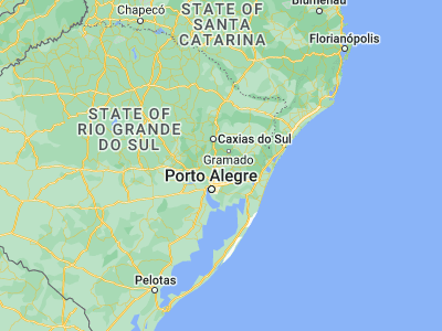 Map showing location of Sapiranga (-29.63806, -51.00694)