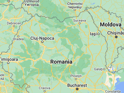 Map showing location of Sărăţeni (46.55, 25.01667)