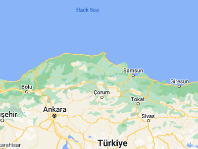 Map showing location of Saraydüzü (41.32865, 34.84686)