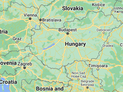 Map showing location of Sárbogárd (46.88692, 18.62041)