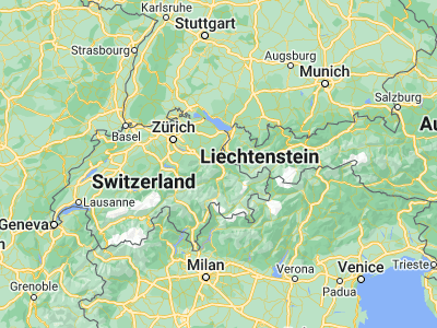 Map showing location of Sargans (47.04896, 9.44103)